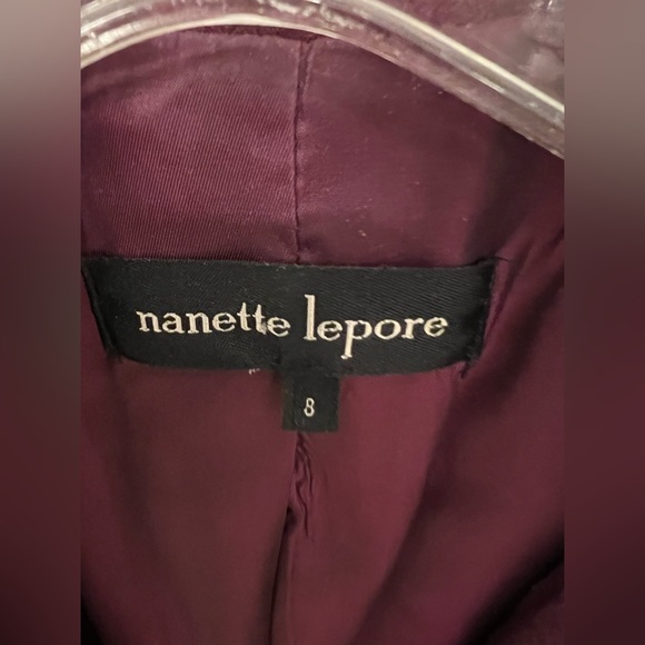 Nanette Lepore tailored cap sleeve jacket - Picture 4 of 8